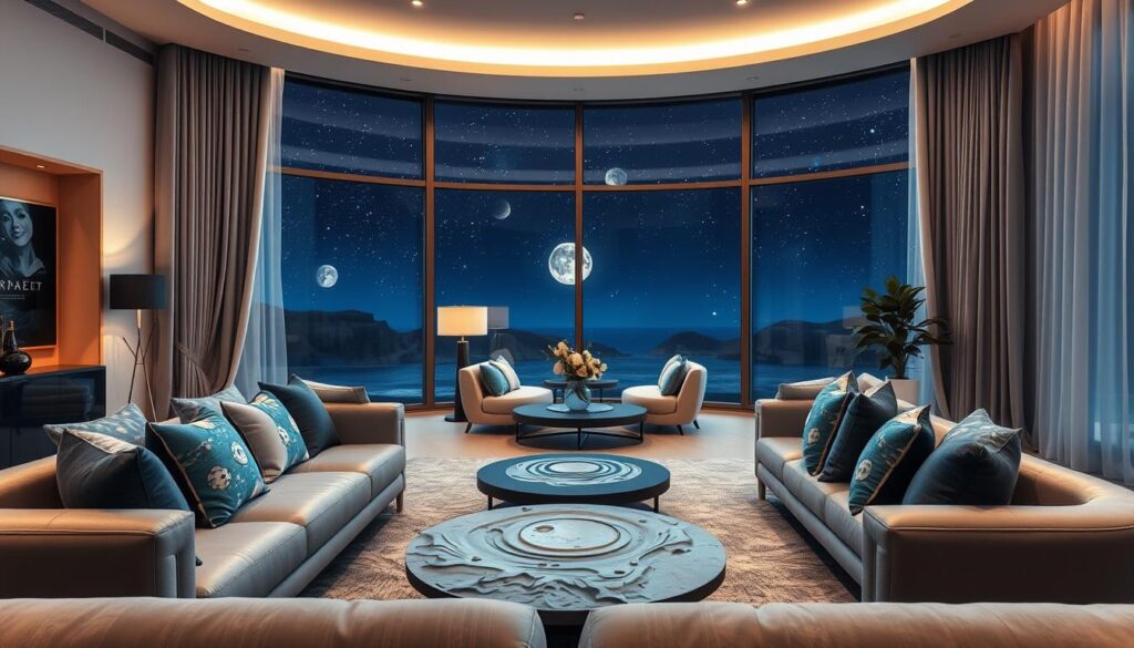 design interni ispirazioni lunari