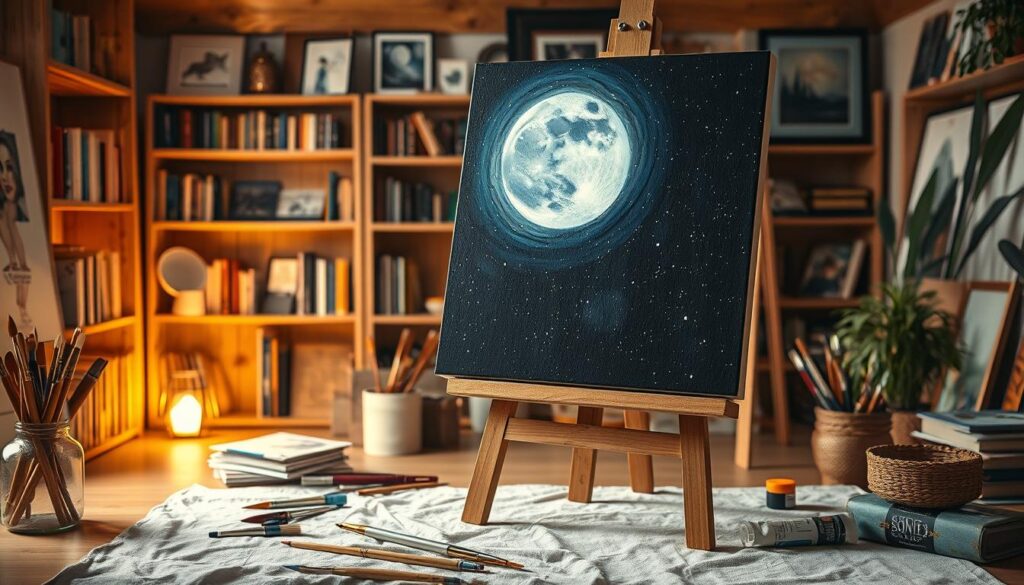 quadro con luna