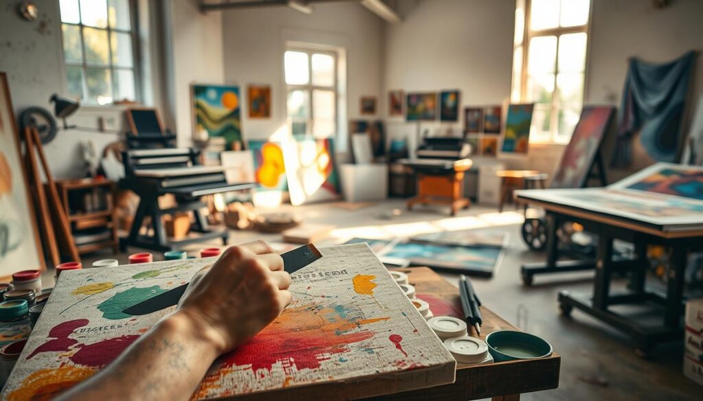 tecniche stampa materiali artistici